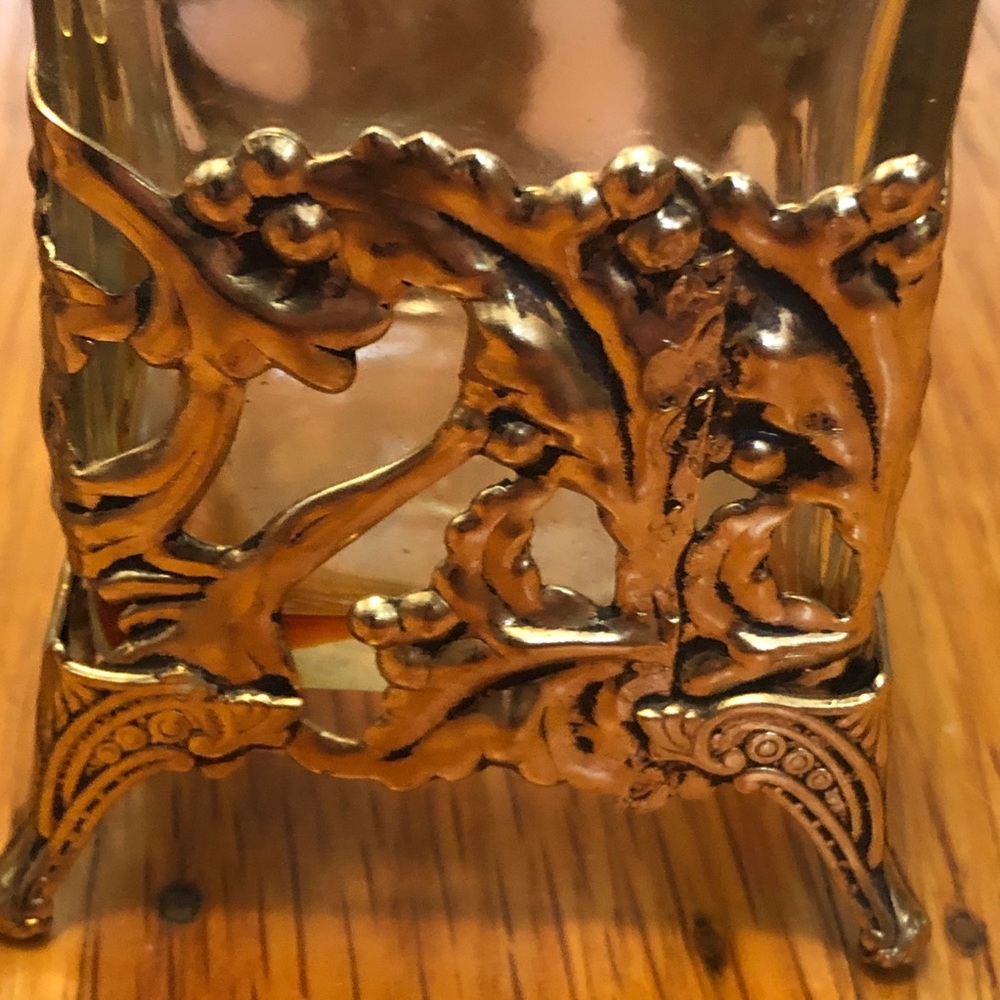 Two Filigree Perfume Bottles - vintage - Picture 2 of 14